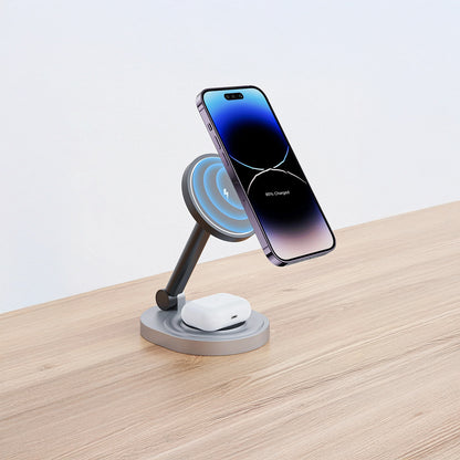 2 In 1 Magnetic Wireless Charger Stand